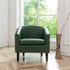Logan Faux Leather Tufted Club Chair - Accent Chair | Decorative Accent Chairs | Kinwell Furniture | Modern Accent Chairs